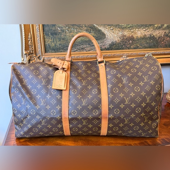 Pre-Loved Vintage Authentic Louis Vuitton Keepall 60 Monogram Canvas - Picture 1 of 13